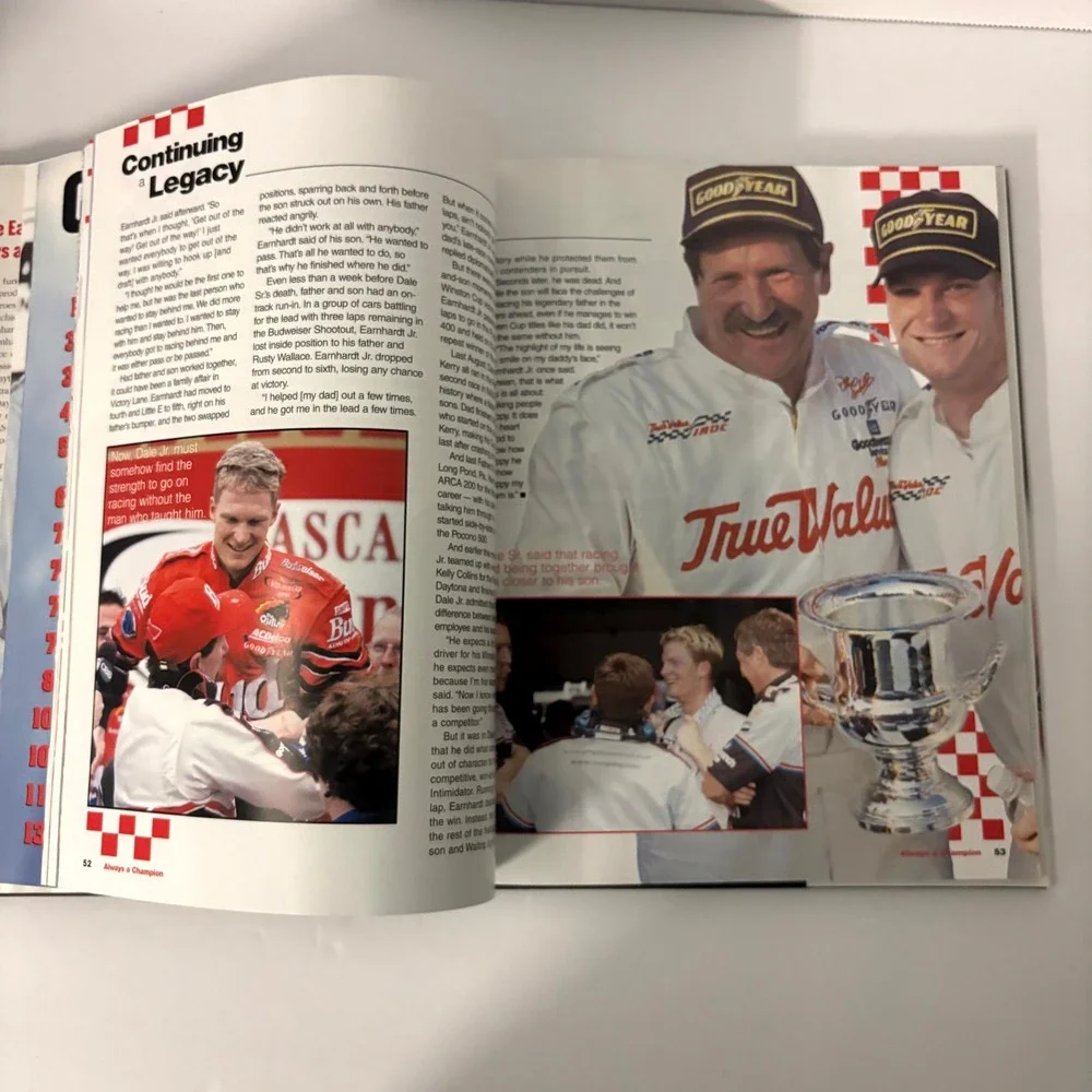 Dale Earnhardt Always a Champion Limited Edition Tribute Book NASCAR 01 Triumph